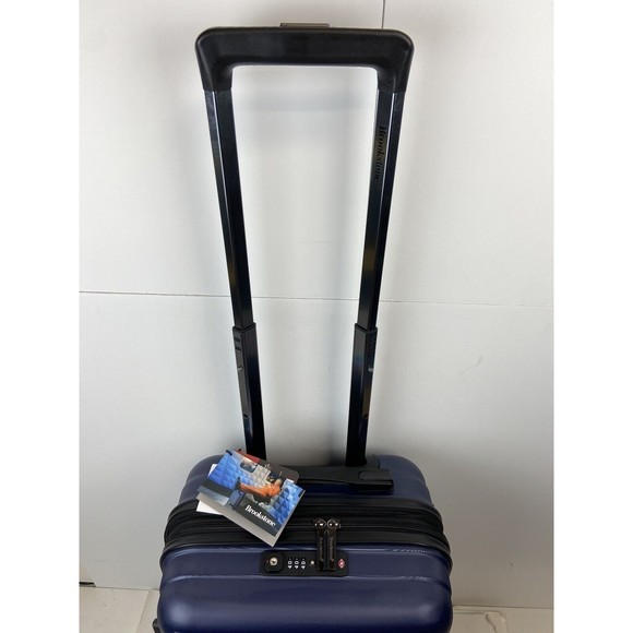 Brookstone 21” Expandable Carry-On Hardside Spinner Suitcase Luggage NWT - Picture 7 of 9